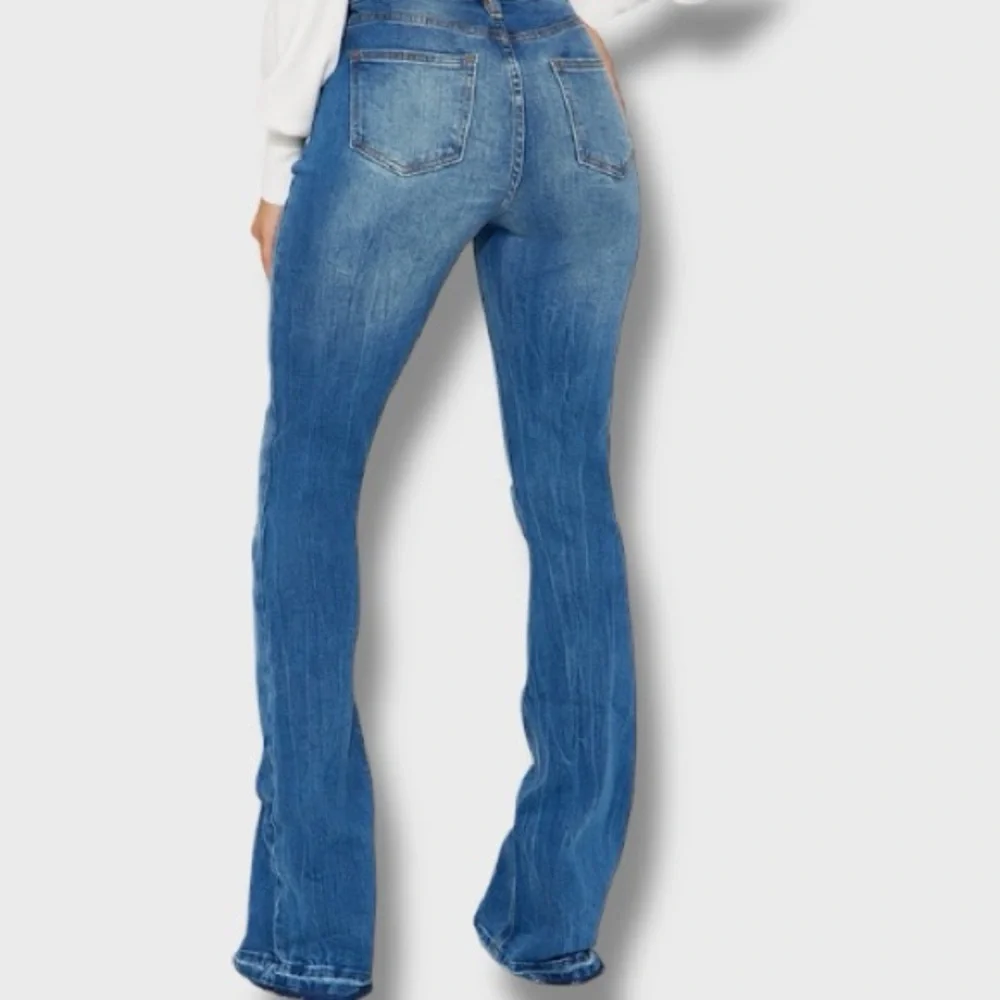 Tall Road Tripper Ripped Stretch Flare Jeans - 9 - Picture 3 of 3